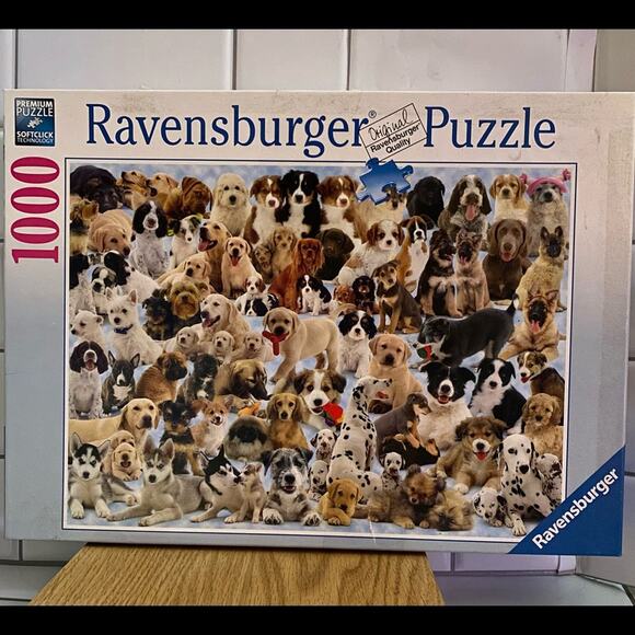 Ravensburger “Dogs Galore” 1000 piece supreme family fun puzzle - Picture 1 of 2